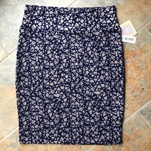 Pattern Pencil Skirt